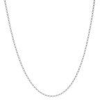 Collar 750/oro blanco de 18 quilates Ø1 mm