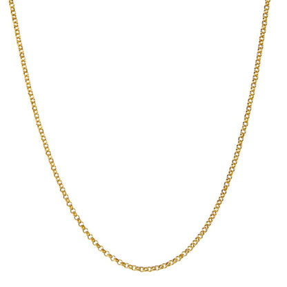 Collar 750/oro amarillo de 18 quilates Ø1 mm