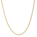 Collar 750/oro amarillo de 18 quilates Ø1 mm