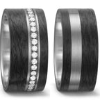 Anillo de dedo 950 paladio, Carbón