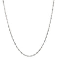 Collar 750/oro blanco de 18 quilates