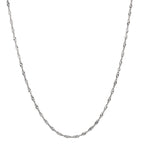 Collar 750/oro blanco de 18 quilates