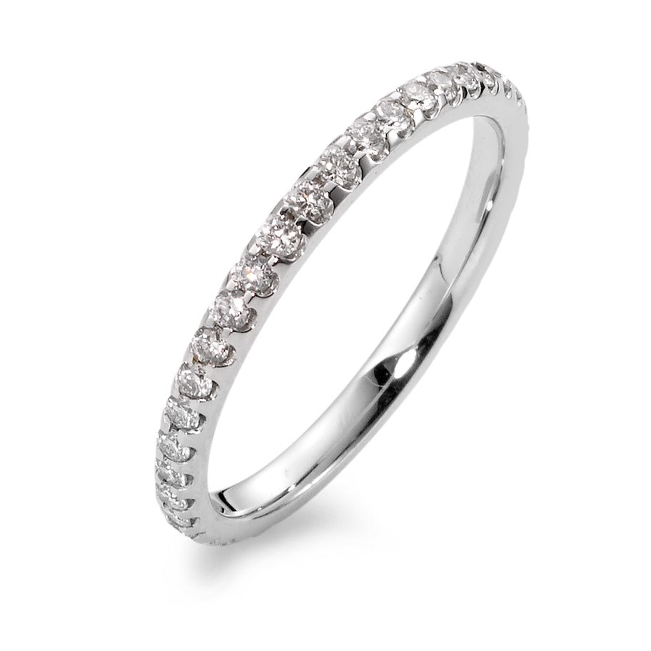 Anillo de memoria 750/oro blanco de 18 quilates Diamante 0.53 ct, w-si