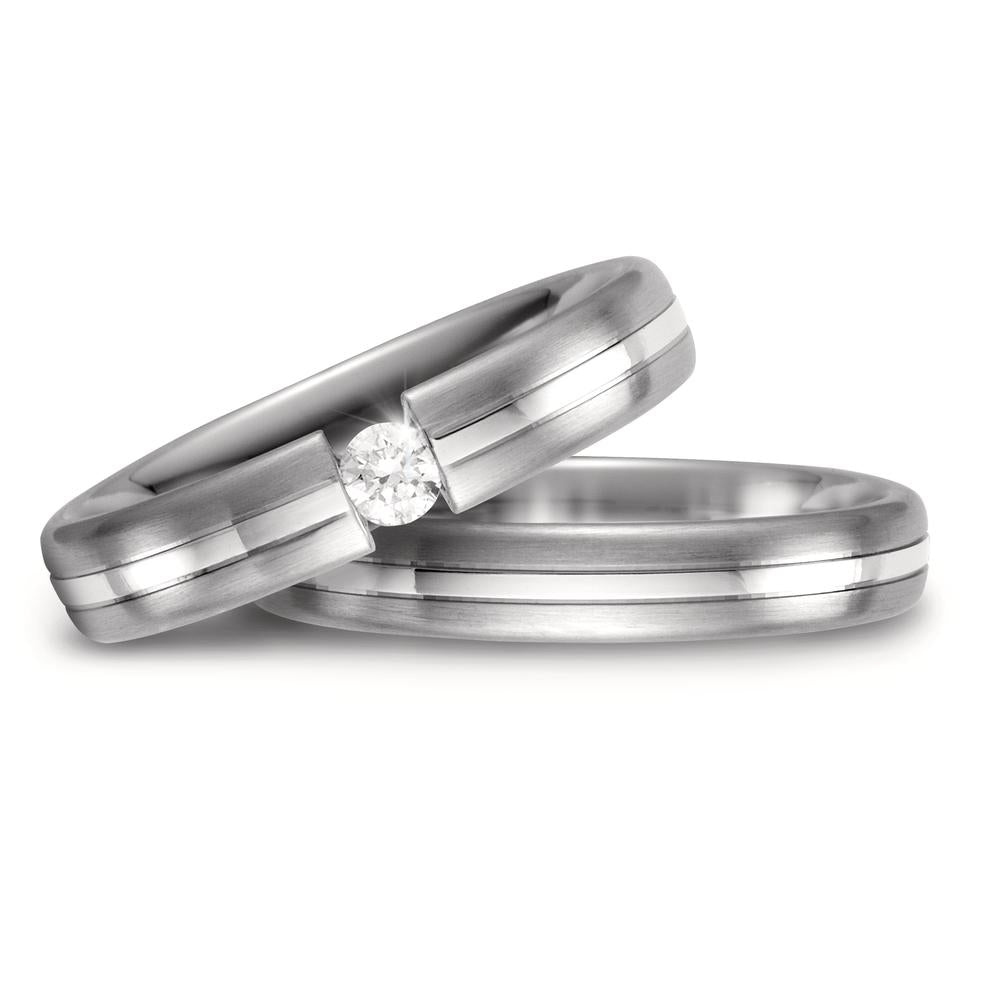 Anillo de pareja Oro blanco de 585/14 kt.