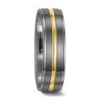 Anillo de pareja 500 paladio, Oro amarillo de 585/14 kt.