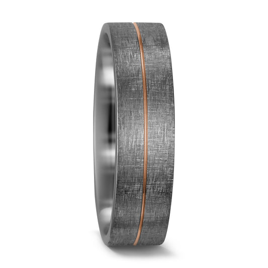 Anillo de pareja 500 paladio, Oro rojo de 585/14 kt.