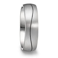 Anillo de pareja 750/oro blanco de 18 quilates