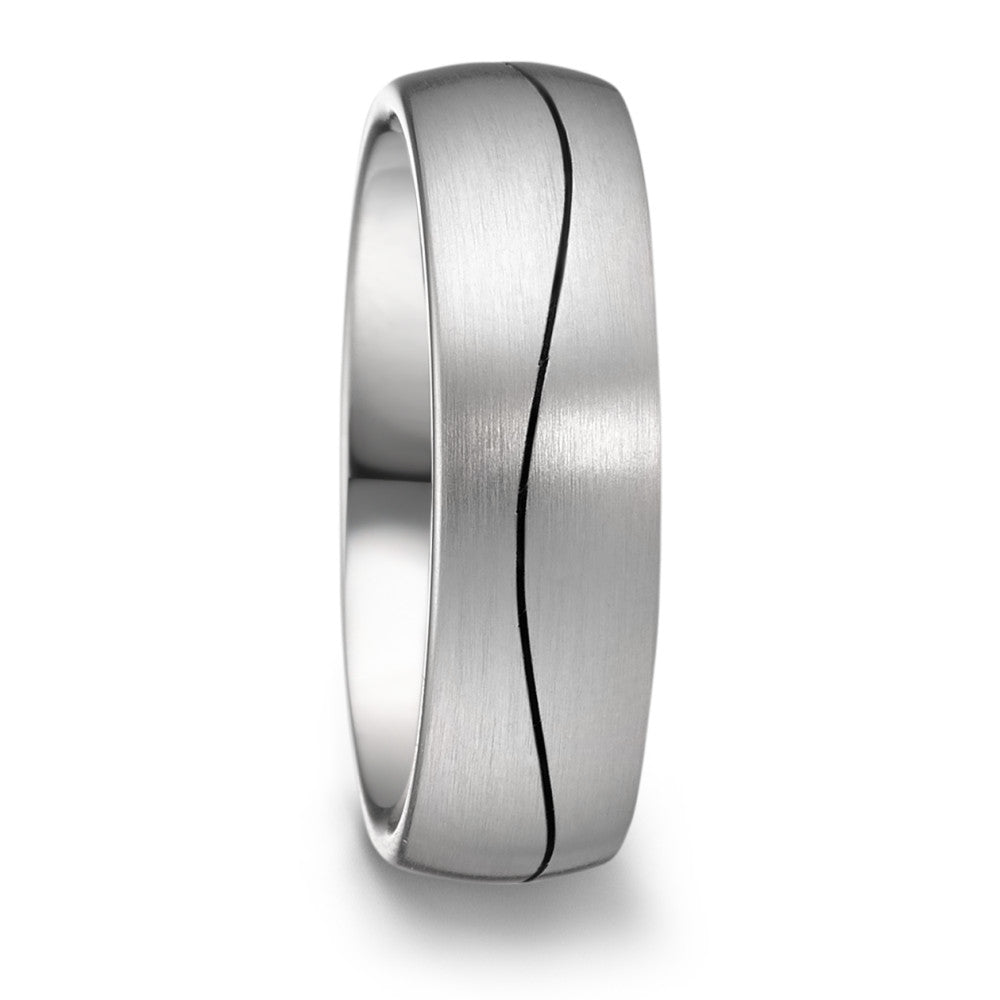 Anillo de pareja 750/oro blanco de 18 quilates