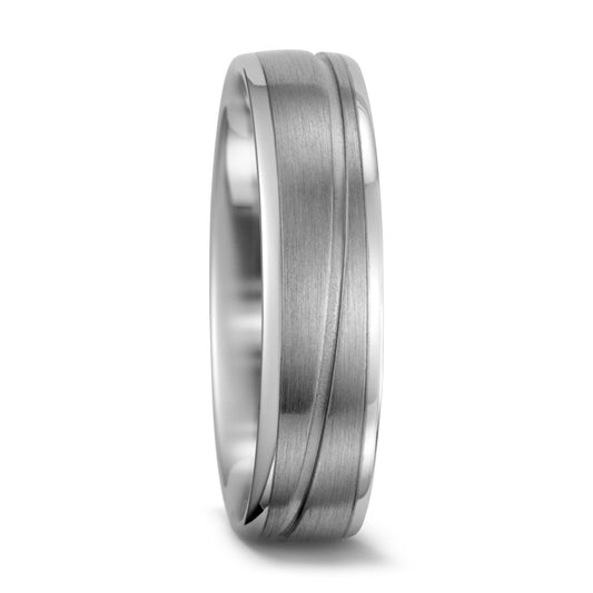 Anillo de pareja 750/oro blanco de 18 quilates