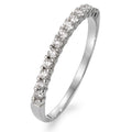 Anillo de memoria 750/oro blanco de 18 quilates Diamante blanco, 0.20 ct, 13 piedras, w-si