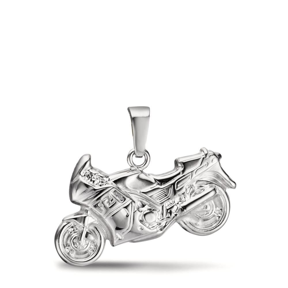Colgante Plata Rodio plateado Motocicleta