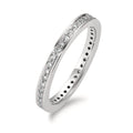 Anillo de memoria 750/oro blanco de 18 quilates Diamante blanco, 0.25 ct, 42 piedras, [Brillant], w-si