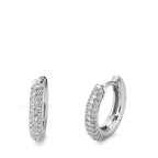 Aro con bisagra 750/oro blanco de 18 quilates Diamante blanco, 0.25 ct, 74 piedras, [Brillant], tw-vsi