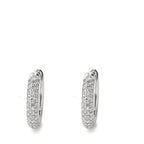 Aro con bisagra 750/oro blanco de 18 quilates Diamante blanco, 0.25 ct, 74 piedras, [Brillant], tw-vsi