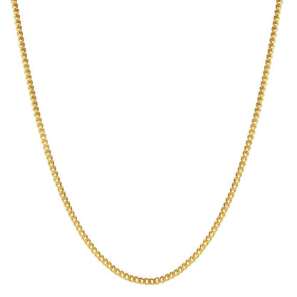 Collar forzada 750/oro amarillo de 18 quilates 36 cm