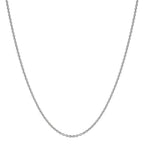 Collar 750/oro blanco de 18 quilates