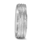 Anillo de pareja 750/oro blanco de 18 quilates