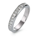 Anillo de memoria 750/oro blanco de 18 quilates Diamante 0.36 ct, 15 piedras, w-si