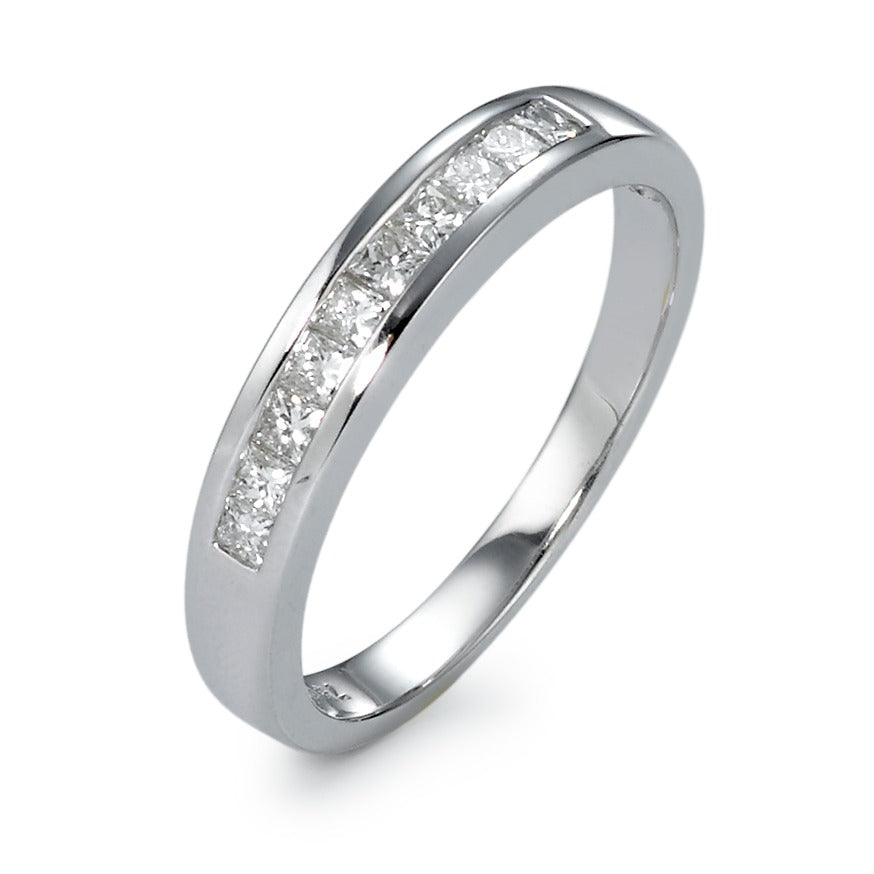 Anillo de dedo 750/oro blanco de 18 quilates Diamante 0.32 ct, 10 piedras, w-si