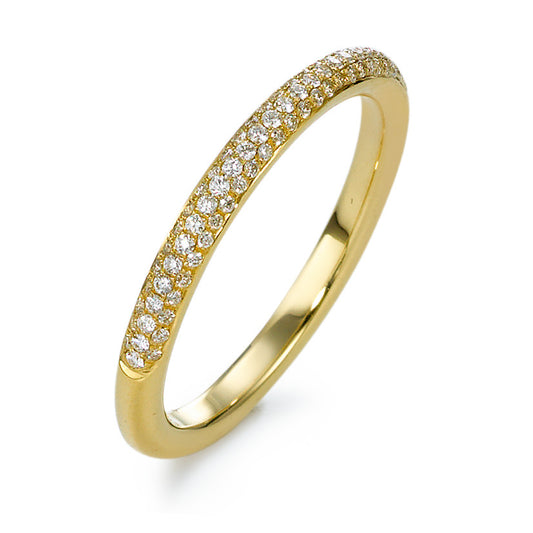 Anillo de dedo 750/oro amarillo de 18 quilates Diamante 0.25 ct, 82 piedras, w-si