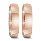 Anillo de pareja 750/oro rosa de 18 quilates