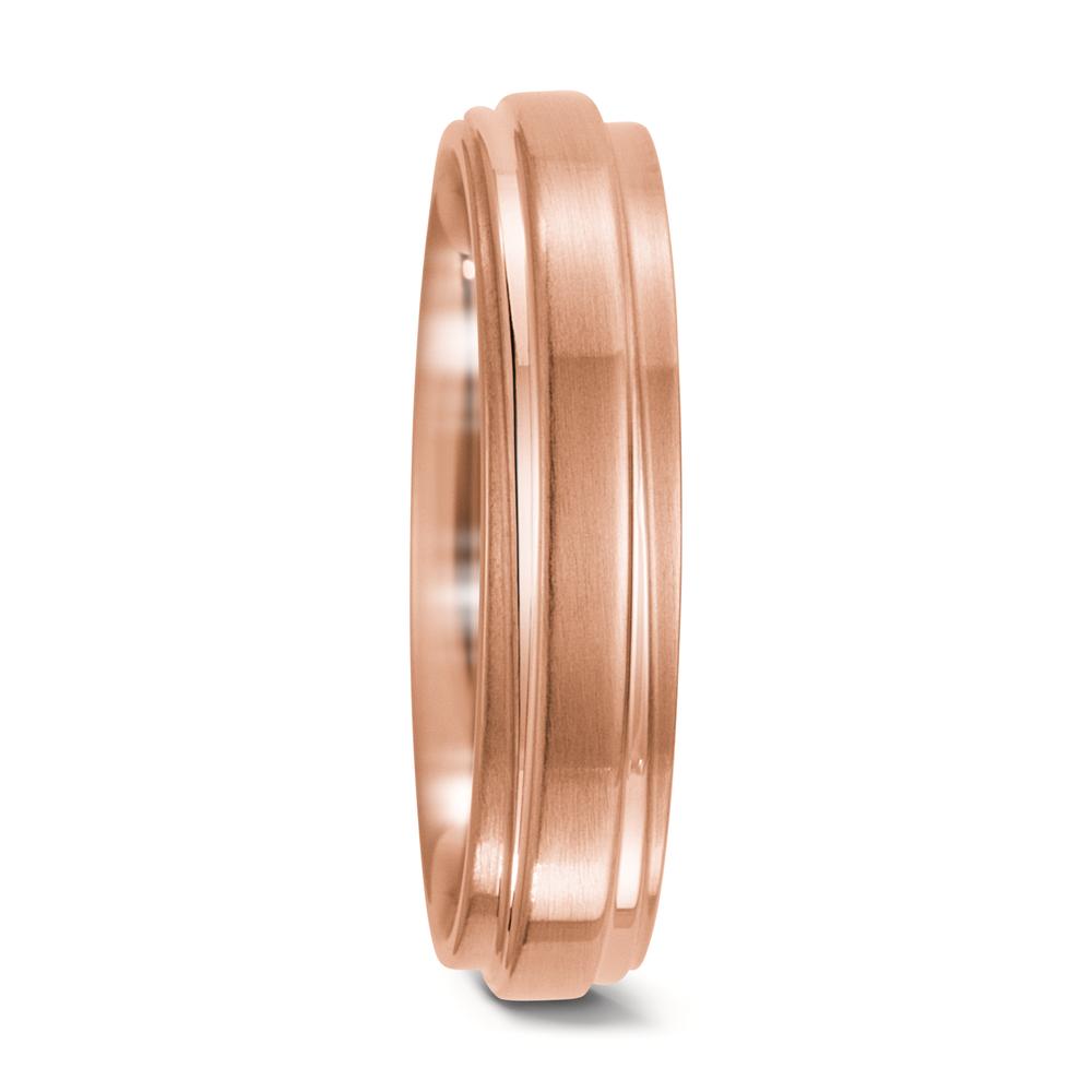 Anillo de pareja 750/oro rosa de 18 quilates