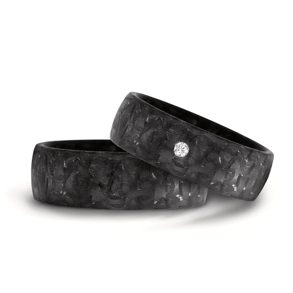 Anillo de pareja Carbón