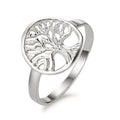 Anillo de dedo Plata árbol de la vida Ø14 mm
