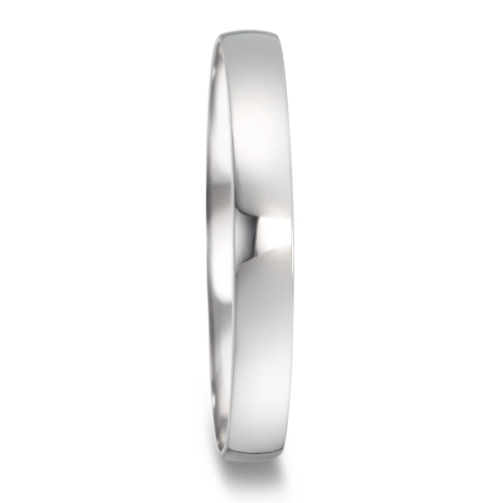 Anillo de pareja 750/oro blanco de 18 quilates