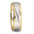 Anillo de pareja 750/oro blanco de 18 quilates, 750/oro amarillo de 18 quilates
