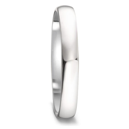 Anillo de pareja 750/oro blanco de 18 quilates