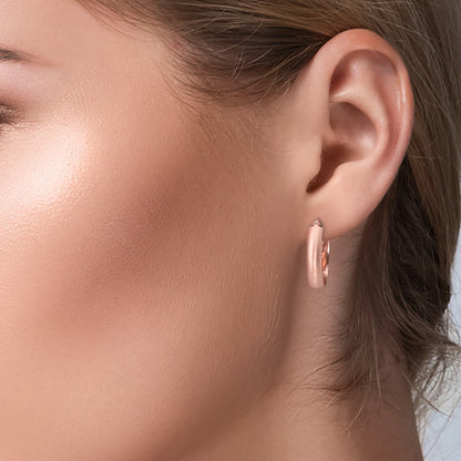 Aros Plata Rosa