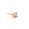 Pendientes 1ud 750/oro amarillo de 18 quilates Diamante 0.25 ct, w-si