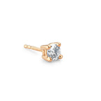 Pendientes 1ud 750/oro amarillo de 18 quilates Diamante 0.25 ct, w-si