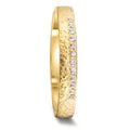 Anillo de pareja 750/oro amarillo de 18 quilates Diamante 0.06 ct, 12 piedras, tw-vsi
