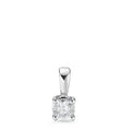 Colgante 750/oro blanco de 18 quilates Diamante blanco, 0.25 ct, [Brillant], w-si Ø4 mm