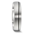 Anillo de pareja Oro blanco de 585/14 kt., Carbón