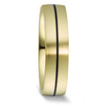 Anillo de pareja Oro amarillo de 585/14 kt., Carbón