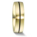 Anillo de pareja Oro amarillo de 585/14 kt., Carbón