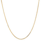 Collar 750/oro amarillo de 18 quilates
