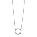 Collar 750/oro blanco de 18 quilates Diamante 0.115 ct, w-si 42 cm Ø10 mm