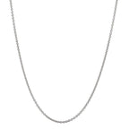 Collar 750/oro blanco de 18 quilates