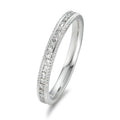 Anillo de memoria 750/oro blanco de 18 quilates Diamante 0.41 ct, 41 piedras, w-si