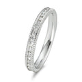 Anillo de memoria 750/oro blanco de 18 quilates Diamante 0.532 ct, 38 piedras, w-si