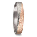Anillo de pareja 750/oro blanco de 18 quilates, 750/oro rosa de 18 quilates