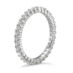 Anillo de memoria 750/oro blanco de 18 quilates Diamante 0.75 ct, w-si