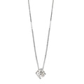 Collar 750/oro blanco de 18 quilates Diamante 0.25 ct, w-si 42 cm Ø4 mm