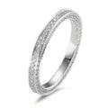 Anillo de memoria 750/oro blanco de 18 quilates Diamante blanco, 0.50 ct, 155 piedras, w-si