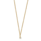 Collar 750/oro amarillo de 18 quilates Diamante 0.04 ct, w-si 40-42 cm