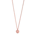 Collar Plata Rosa Dorado 40-45 cm